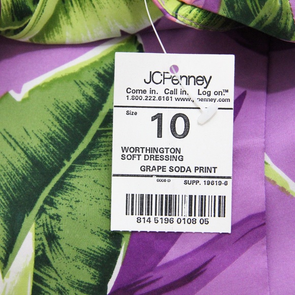 Women Silk Hawaiian Skirt New Faux Wrap Tropical Floral Print sz 10 - Picture 8 of 8